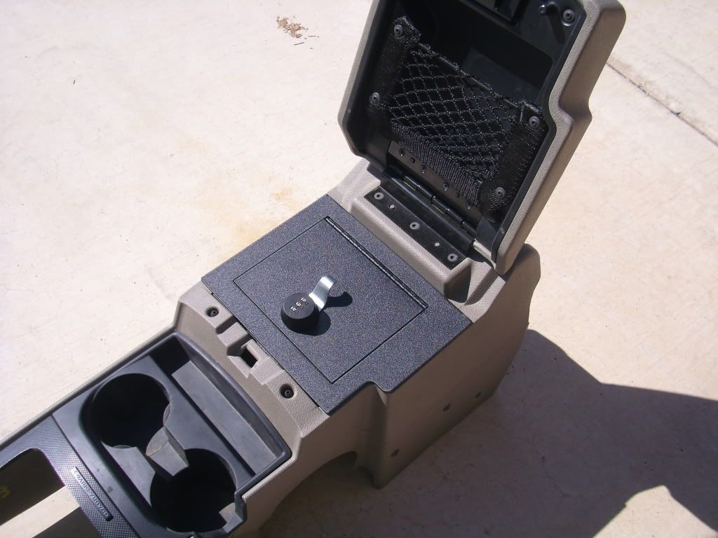 Jeep commander secure lock box #3