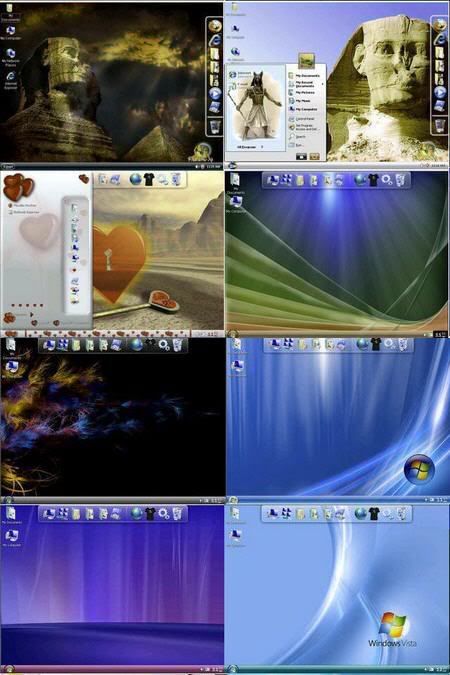 Windows Sp3 Xp-Vista Final Edition with 25 best themes