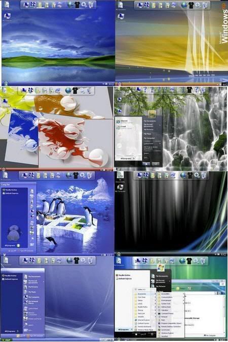 Windows Sp3 Xp-Vista Final Edition with 25 best themes