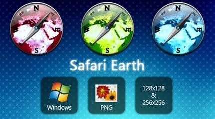 Safari Earth Icons
