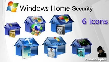 Windows Home Security Icons