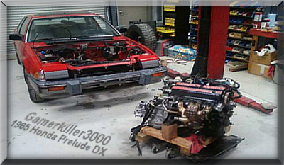 1989 Honda prelude si engine swap #4