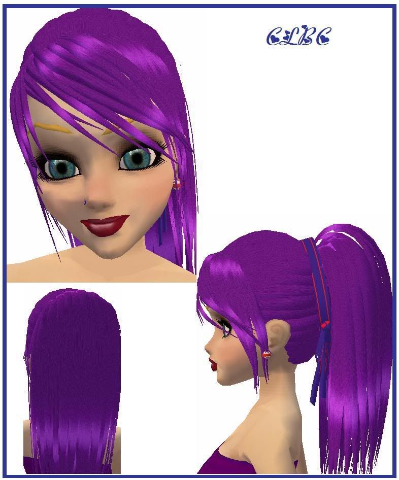 shine purple hair