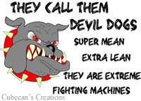 They Call them devil dogs
