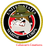 USMC Seal with Devil Dog