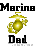 Marine Corps Dad Graphic