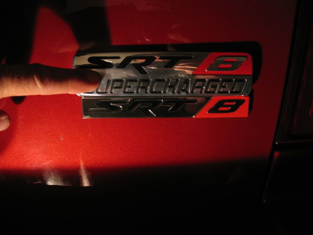 Supercharged SRT badge