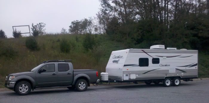 Frontier nissan tow rv