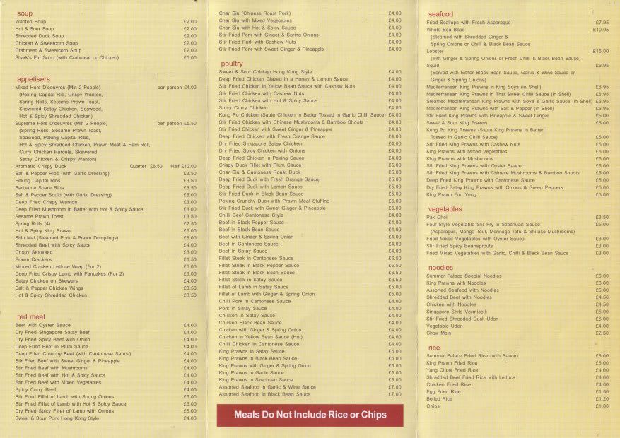 Summer Palace Restaurant Menu 2 Photo by Photobucket