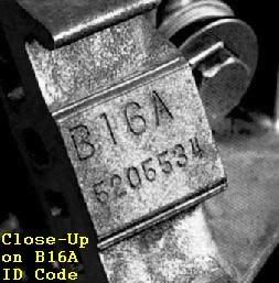 Honda engine block serial number #5