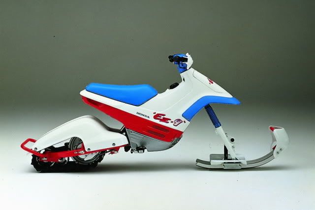 74 Honda white fox snowmobile #3