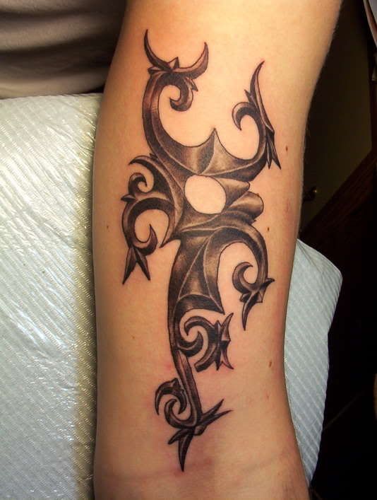Piercing Design for Tattoos on Scorpion Image