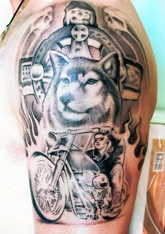 tattoos wolf. Wolf Tattoo Design