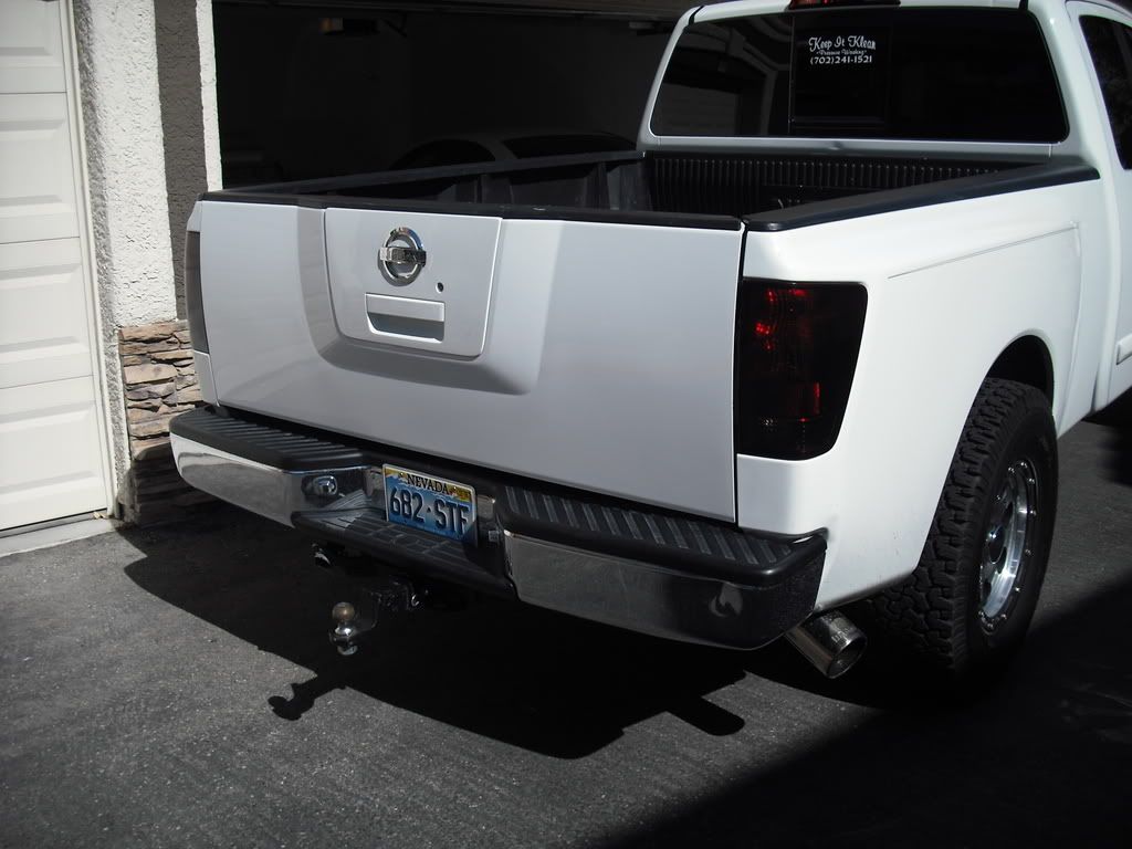 Blacked out my tail lights but I got a question... Nissan Titan Forum