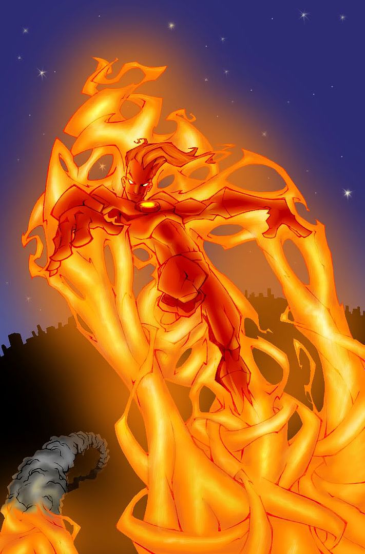 Human Torch Image   Human Torch Graphic Code