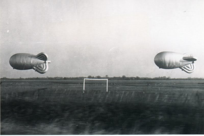 Barrage Balloons in this area 1963