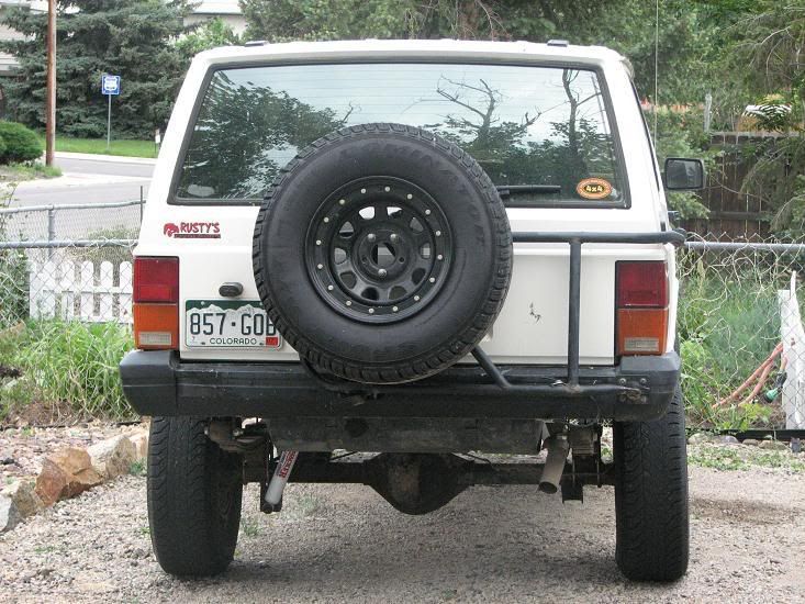 Jeep xj swing away tire carrier #5