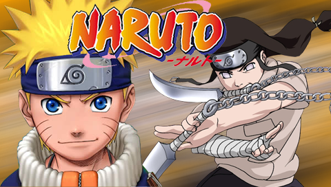 Naruto and Neji - Free PSP Wallpaper