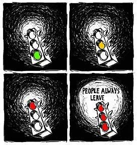 people always leave