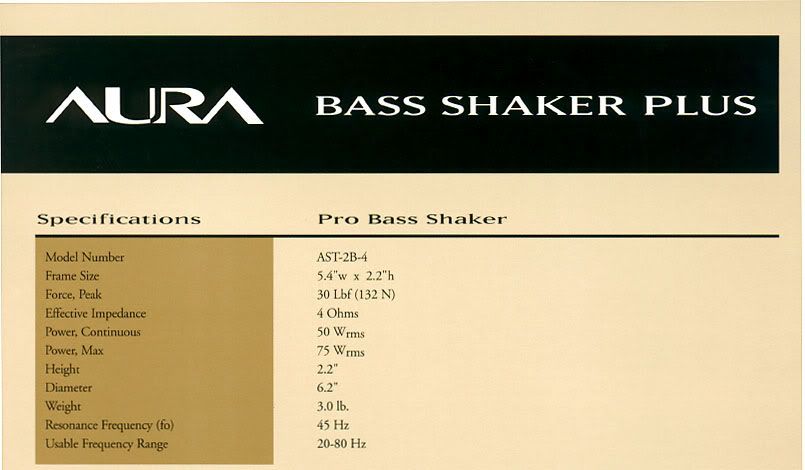 How To Install Aura Pro Bass Shaker