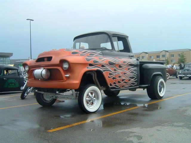 Re 1966 Chevy SWB Gasser influenced truck