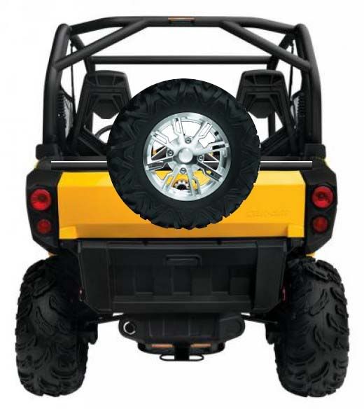 Spare tire mount Page 2 CanAm Commander Forum