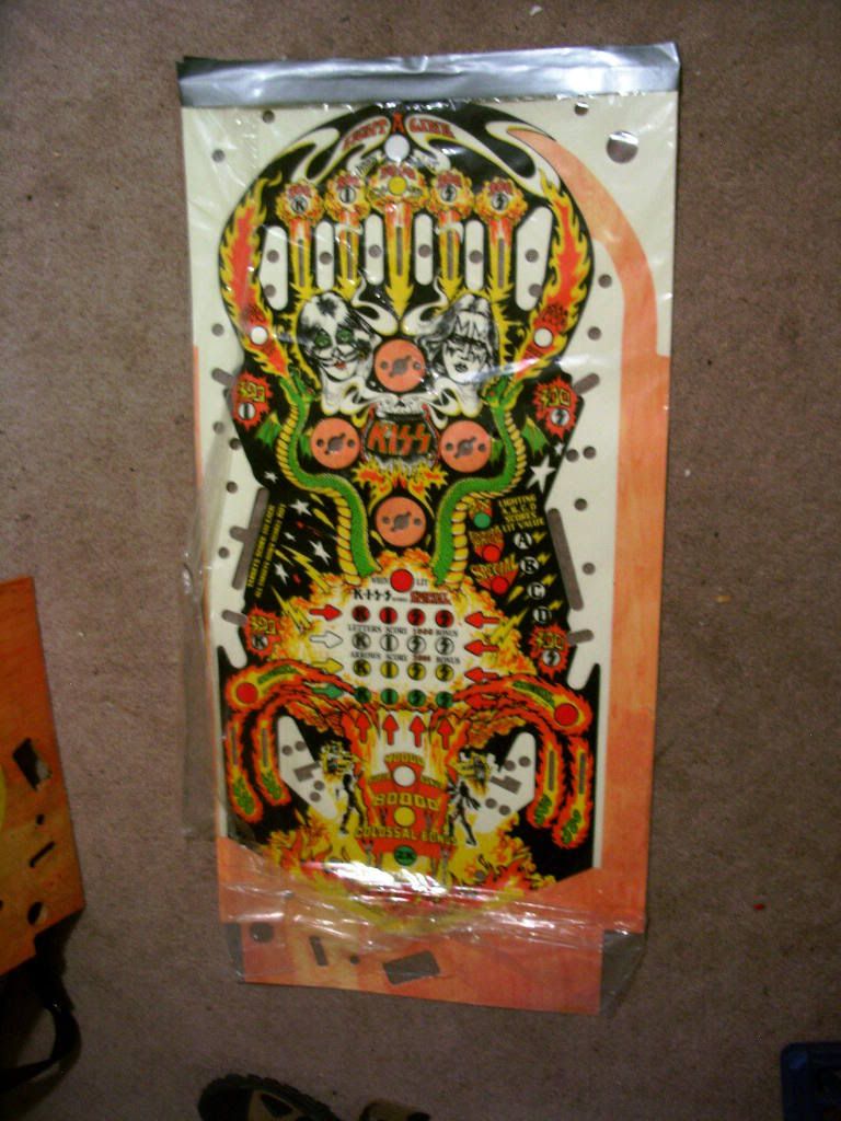 KISS Pinball overlay and a pin coffee table proj? Museum of the Game Forums