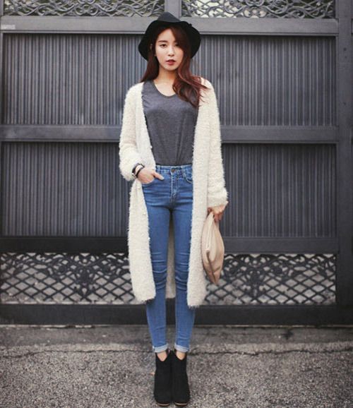 Bí quyết phối đồ với áo len nữ mang phong cách Hàn Quốc