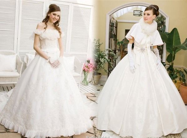 Váy cưới mùa đông tỏa sáng phong cách cô dâu