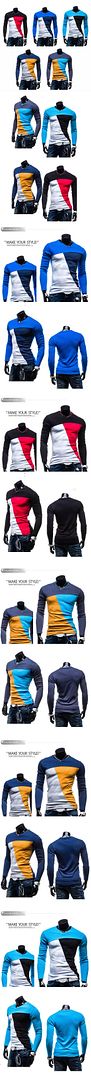 mens v neck long sleeve t shirt