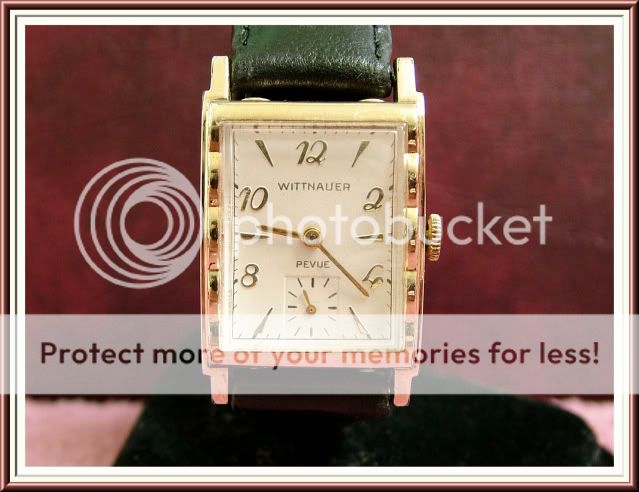 1950s Mens Stunning LONGINES WITTNAUER Gold Watch   Most Striking 