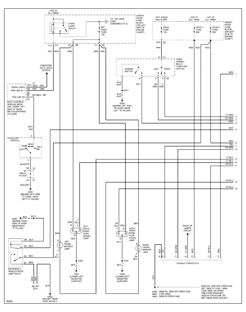 Gmc 2500 Hd Rear Bumper Wiring Diagram